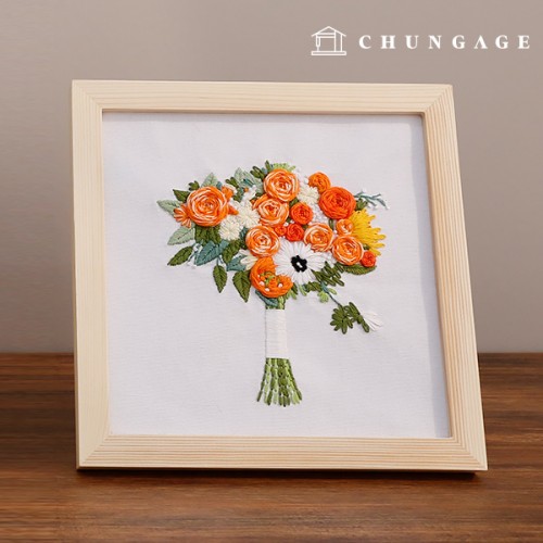 프랑스자수 패키지 DIY 키트 꽃 가을향기 CH511161